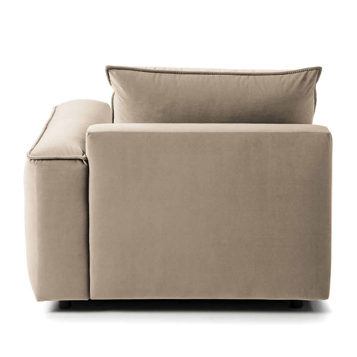 MODULLONGCHAIR - Beige, Holz/Textil (170/82/105cm) - home24