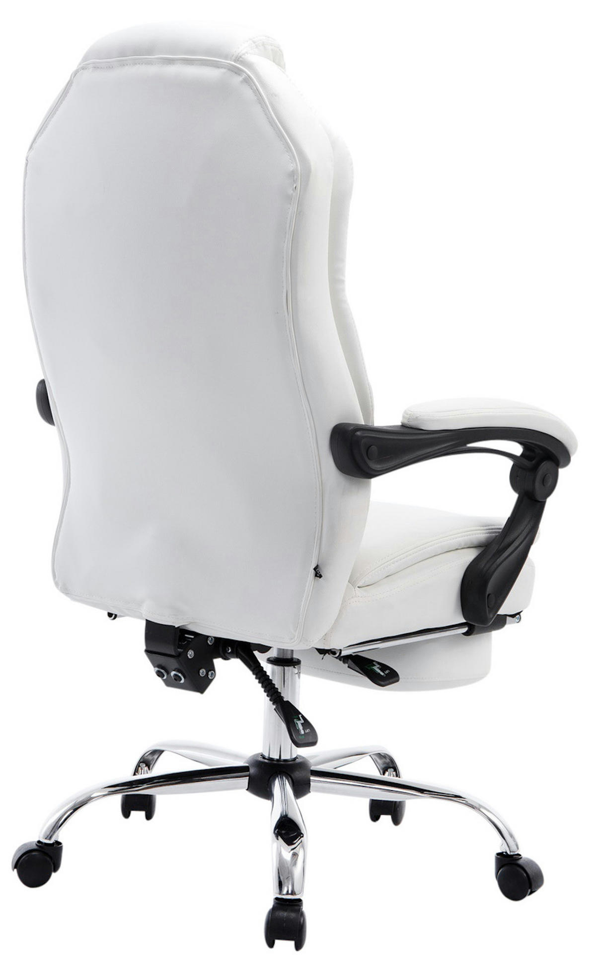 BÜROSTUHL Castan, Weiß - Weiß, Textil/Metall (67/124/64cm) - TPFLiving