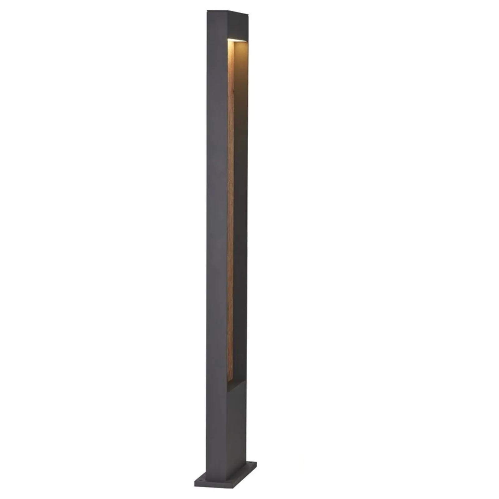 WEGELEUCHTE Schwarz - Schwarz/Braun, Metall (4.5/4.5/100cm) - SLV