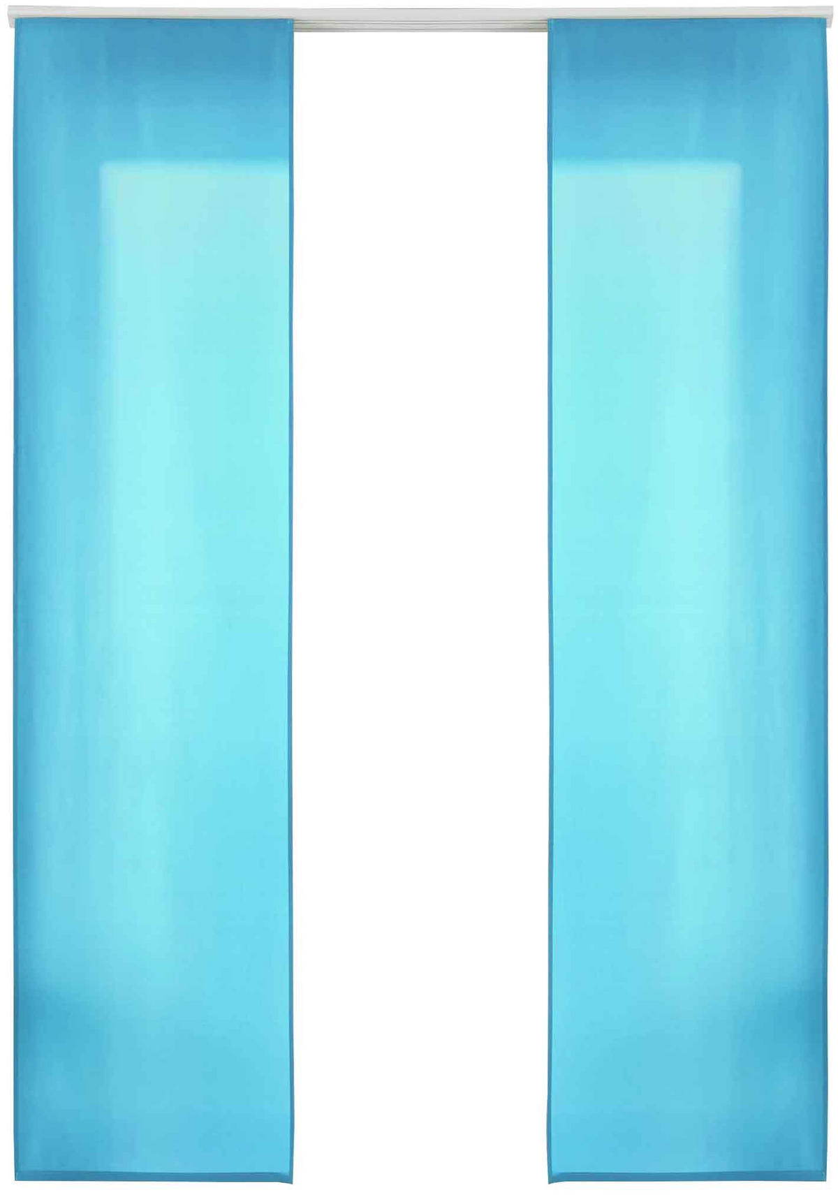 VORHANG 2ER SET HxB 245x60 cm Türkis - Türkis, Textil (60/245cm) - Gardinenbox