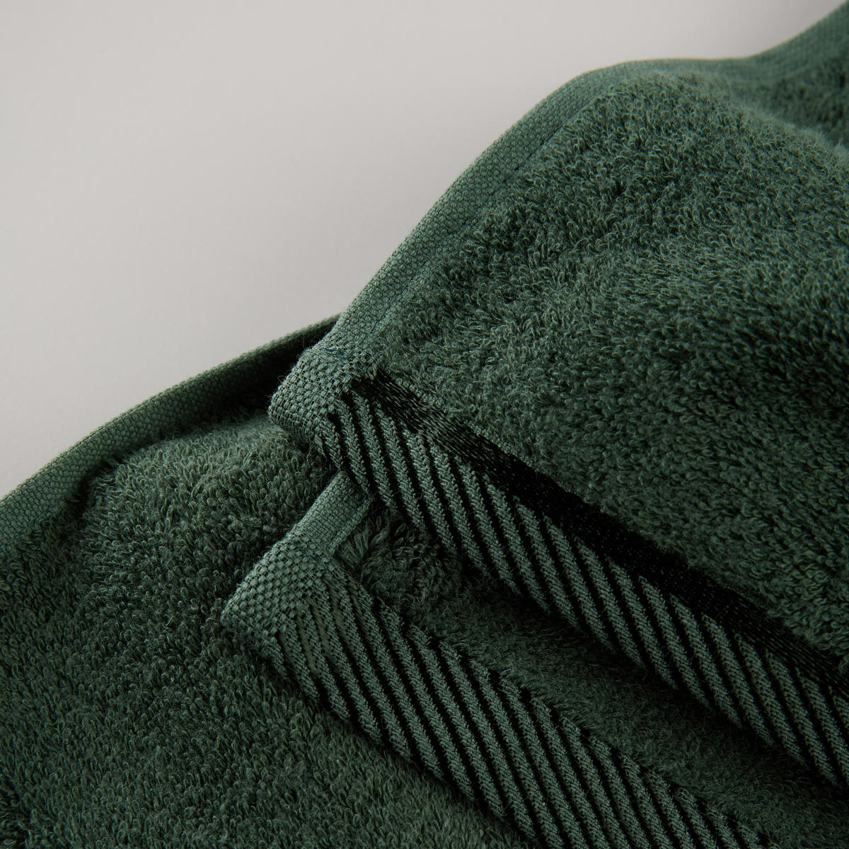 BADETUCH Bambo - Dunkelgrün, Textil (70/130cm) - home&you