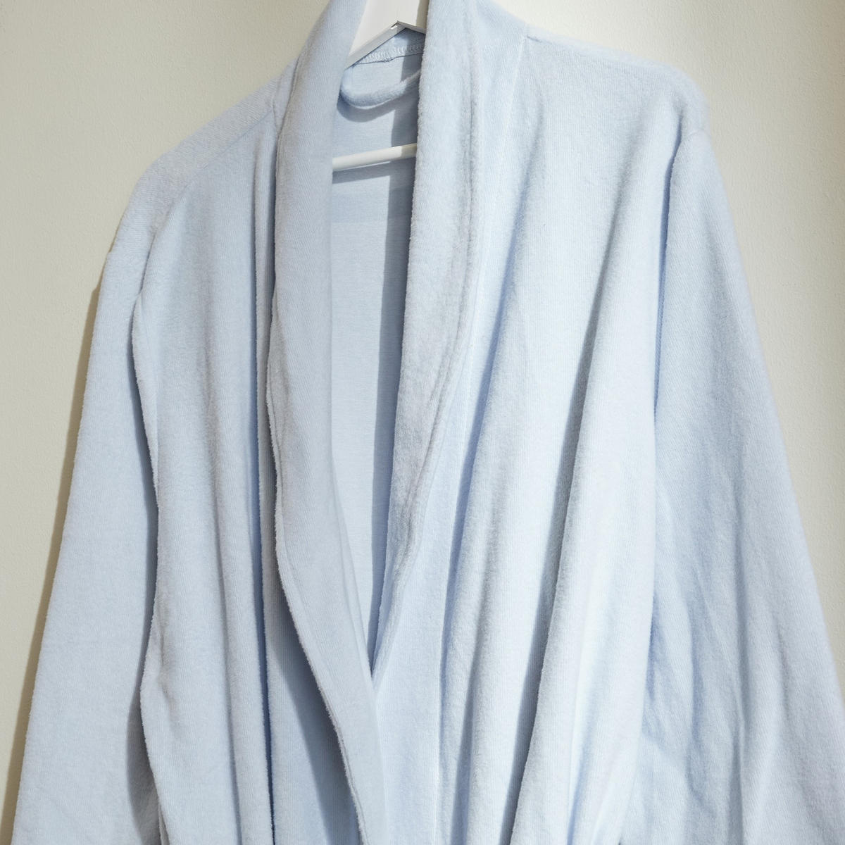 BADEMANTEL MIT BAUMWOLLE Polina - Hellblau, Textil (Einheitsgrößenull) - home&you