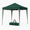 FALTPAVILLON 3 x 3 m ( grün ), wetterfestes und UV-Beständigs Pavillon mit Tragetasche - Grün, Textil/Metall (300/250/300cm) - Bestlivings
