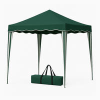 FALTPAVILLON 3 x 3 m ( grün ), wetterfestes und UV-Beständigs Pavillon mit Tragetasche - Grün, Textil/Metall (300/250/300cm) - Bestlivings