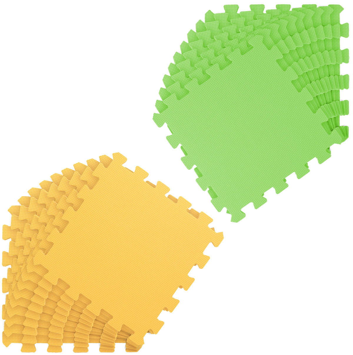 SPIELMATTE ab Null - 180/90/1 cm Puzzlematte Grün - Multicolor, Kunststoff (30/30cm) - Littletom