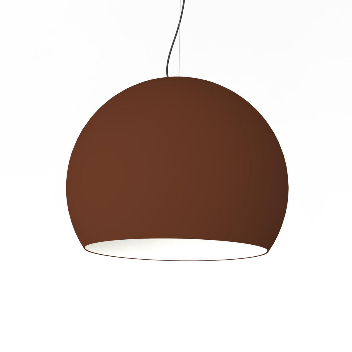 HÄNGELEUCHTE - Dunkelbraun, Metall (50/50/45cm) - Lumicom