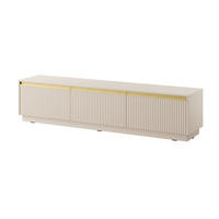 LOWBOARD MAESTRO 180x39x42 cm mit 3 Türen Beige - Beige, Holzwerkstoff (180/42/39cm) - MASSENO