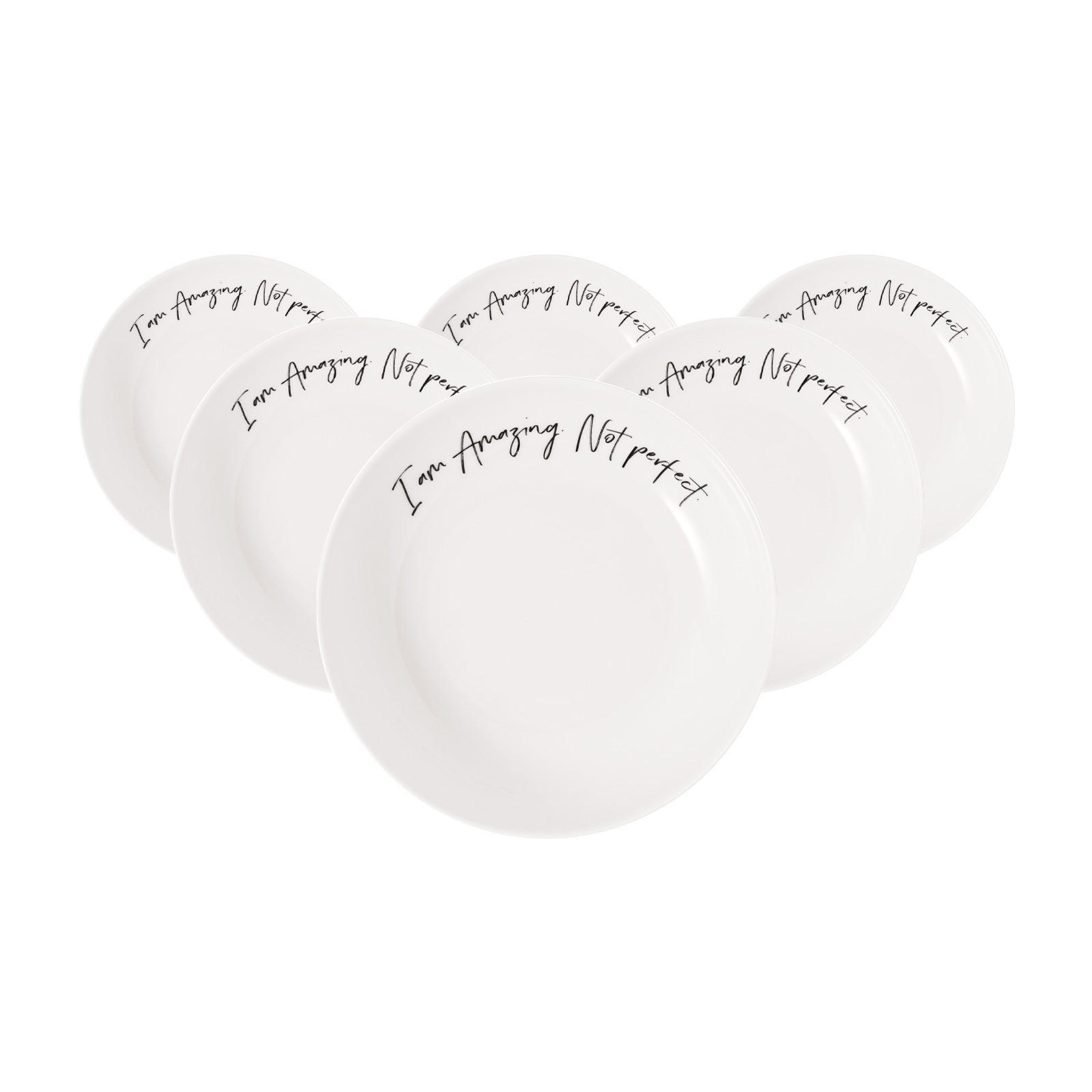 SCHALEN AMAZING NOT PERFECT Statement weiß ø 18,7 cm 6er Set - Weiß, Keramik (18.7cm) - Villeroy & Boch