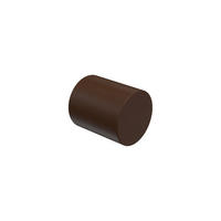 ENDSTÜCKE FÜR GARDINENSTANGEN 20 mm Ø, Feta Nussbaum, Packung 2 Stück - Nussbaumfarben, Holz (3.1/2.7/2.7cm) - INTERDECO