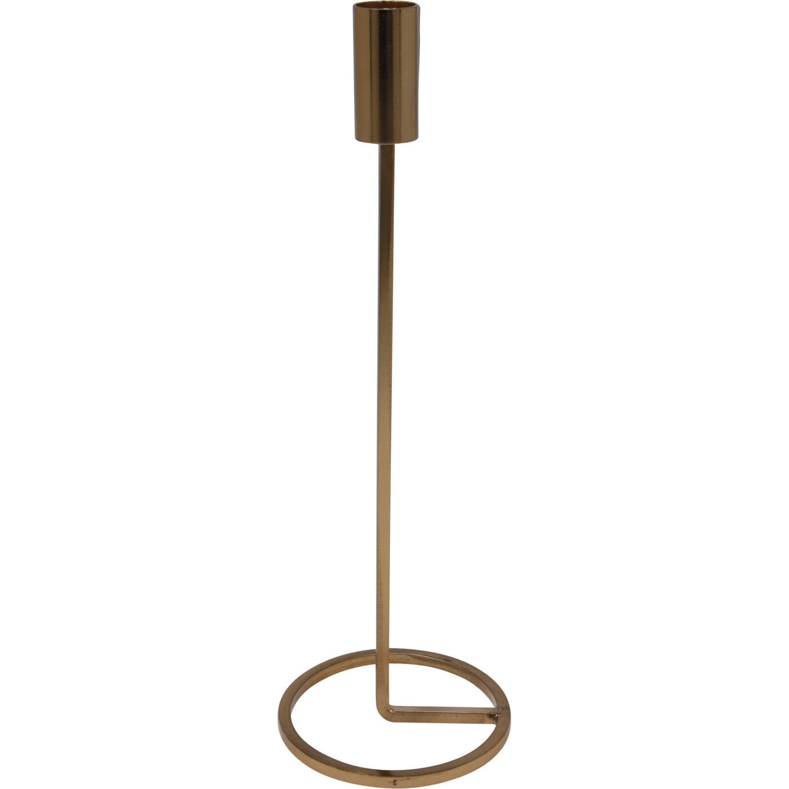 KERZENHALTER Minimalistisch 31 cm - Goldfarben, Metall (10.5/31.5/10.5cm) - Home Styling Collection