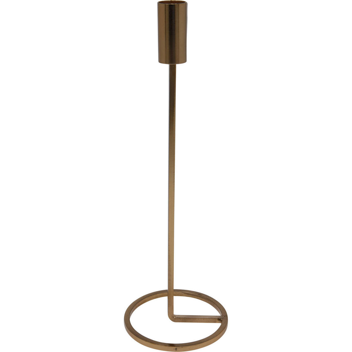 KERZENHALTER Minimalistisch 31 cm - Goldfarben, Metall (10.5/31.5/10.5cm) - Home Styling Collection