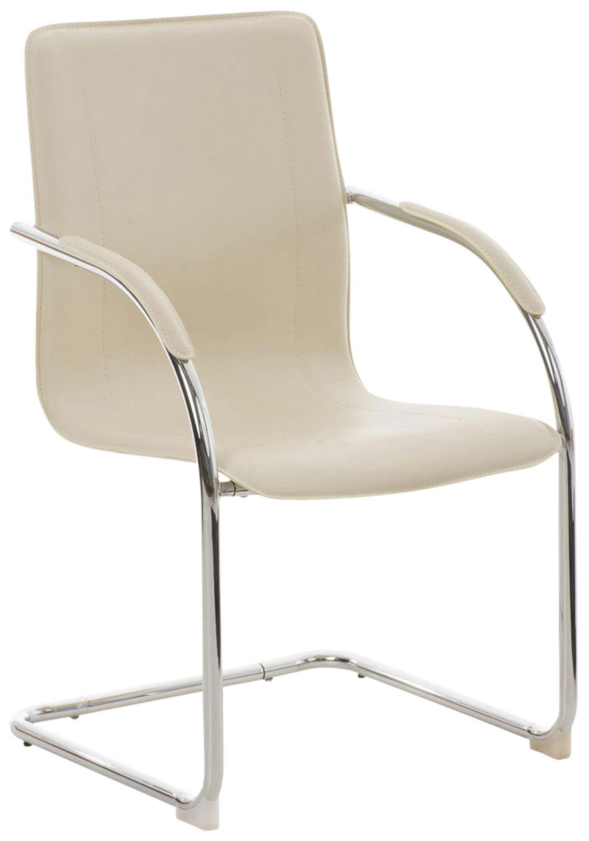 SCHWINGSTUHL 3er Set Lederlook creme - Creme, Textil/Metall (56/94/52cm) - CLP