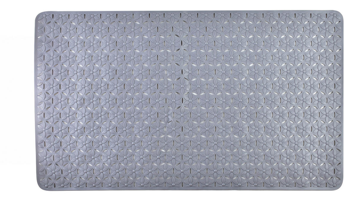 BADTEPPICH Zac Grau 76/43/2 cm Textilien - Grau, Textil (43/76cm) - Mondex