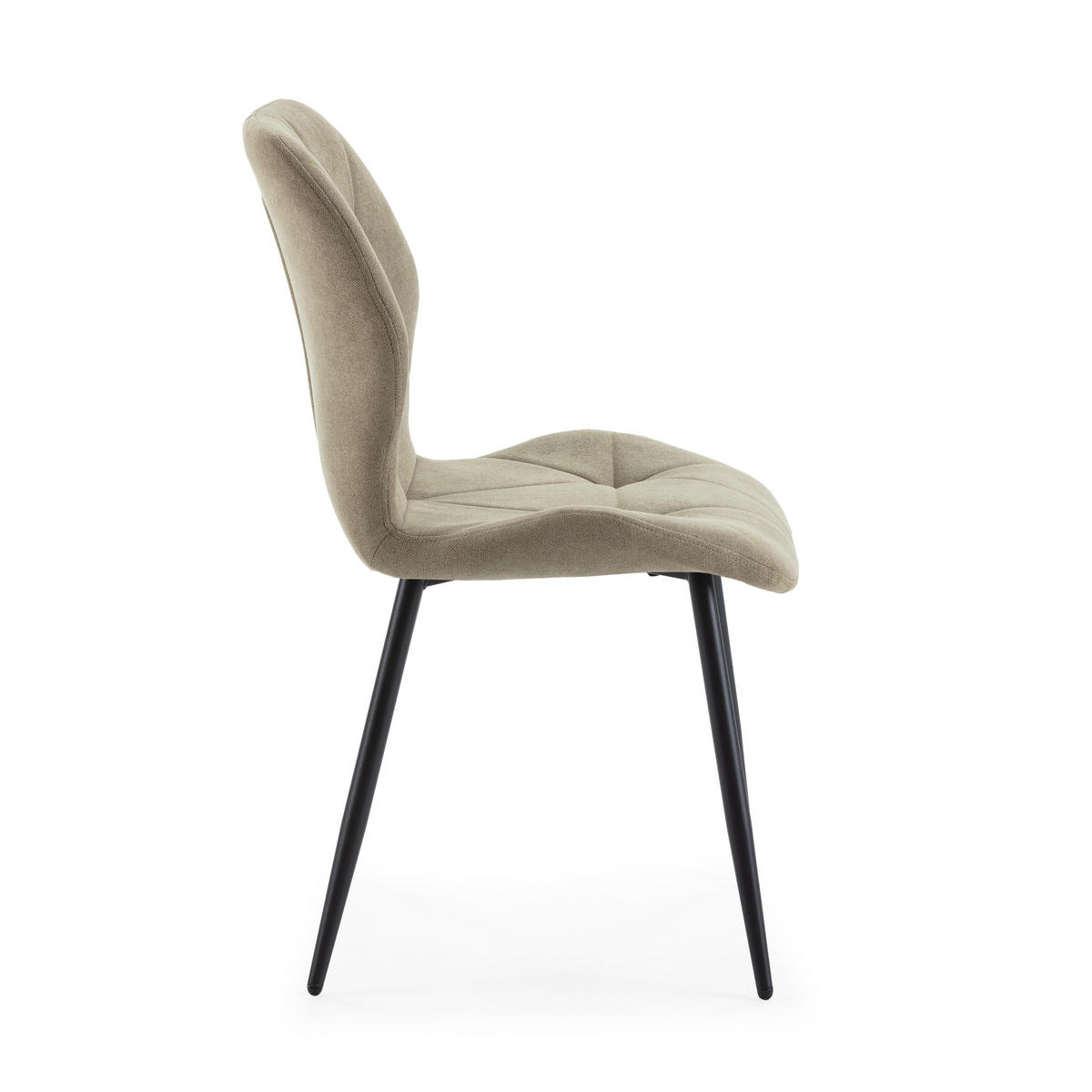 ESSZIMMERSTUHL Luna Grün 47/57/48 cm 4er-Set - Grün, Textil (57/48/47cm) - Calicosy