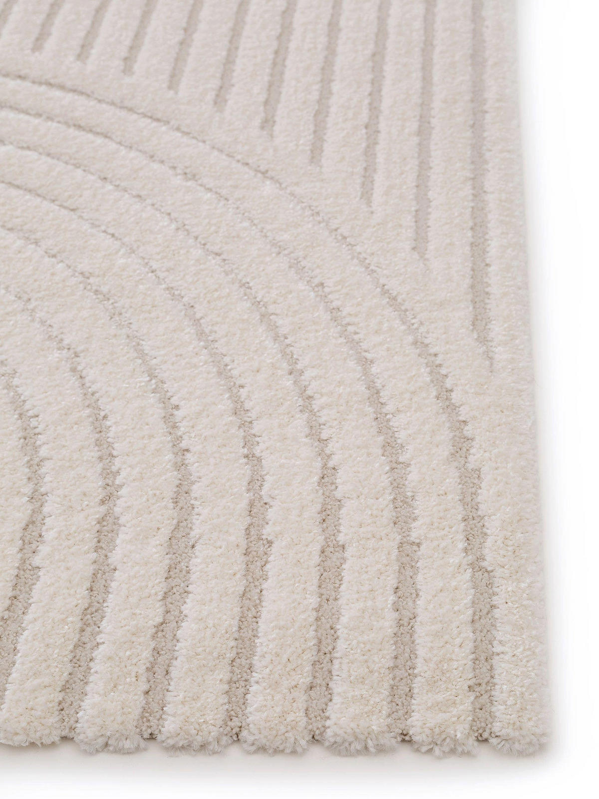 TEPPICH Eve Cream/Beige 160x230 cm - Creme, Textil (160/230cm) - benuta Nest