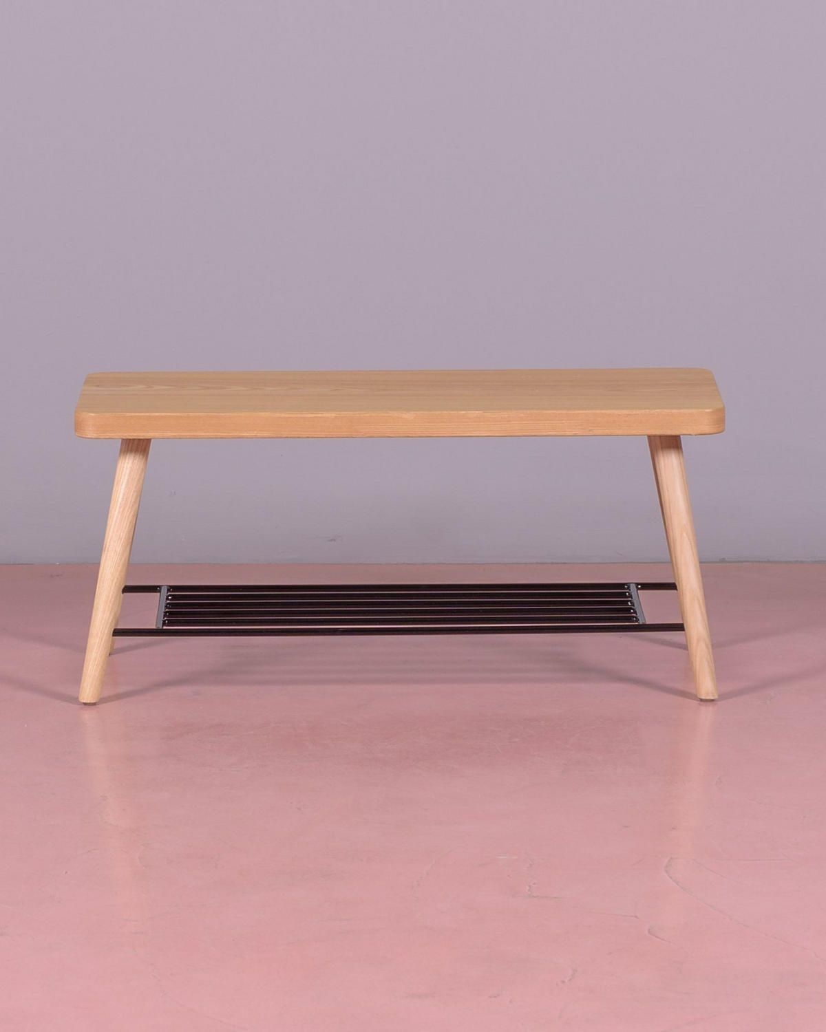 BANK Rustikal Buchefarben 32/76/37 cm - Buchefarben, Holz (76/37/32cm) - Nest Dream