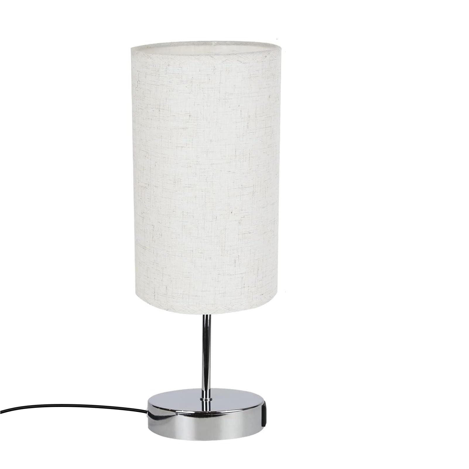 TISCHLAMPE Elowen 14/12/24 cm - Silberfarben, Metall (14/12/24cm) - ZMH