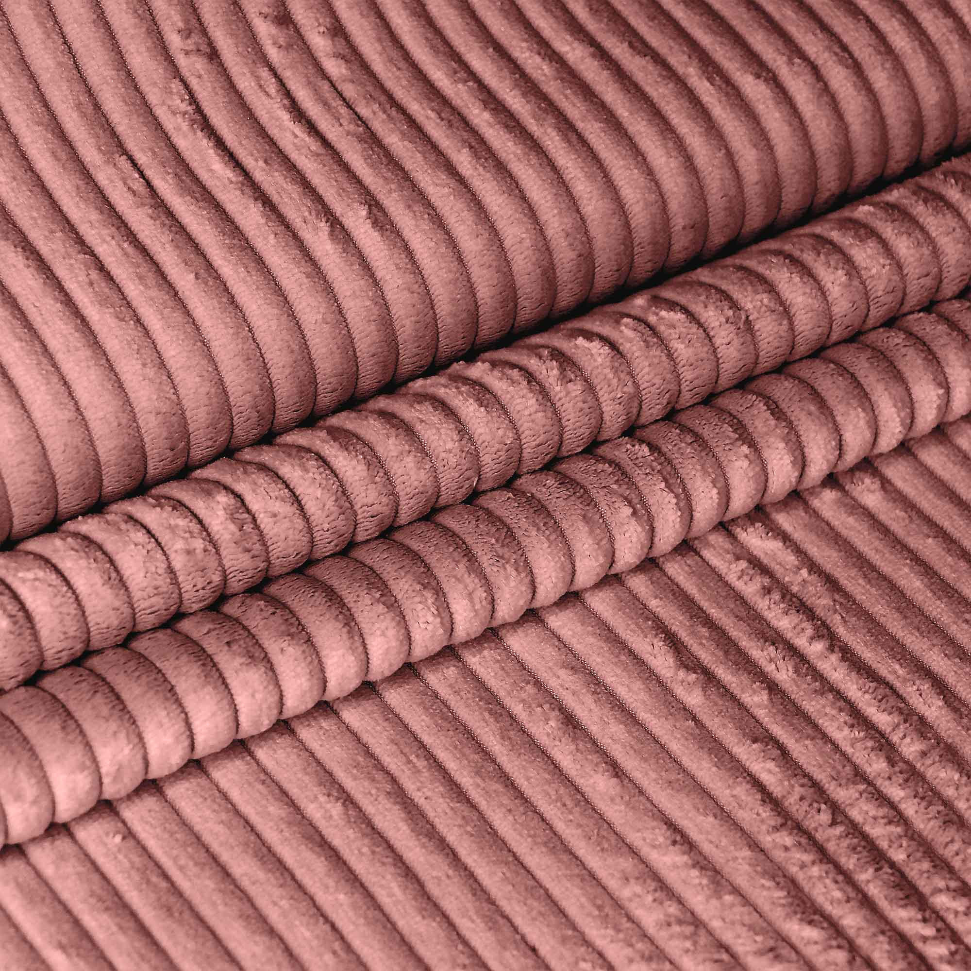 SITZSACK MIT FUßSTÜTZE Kordsamt 2-tlg Ginger Spice M - Kupferfarben, Textil (80/120/80cm) - Dreamroots