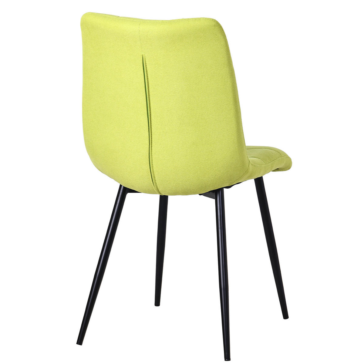 STUHL-SET 4 Stück Stoff-YZ6 - Grün, Textil (48/89/61cm) - HOMAVO