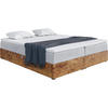 BOXSPRINGBETT LOFTY BOX - Hellgrau, Holzwerkstoff (120/220cm) - Meblini