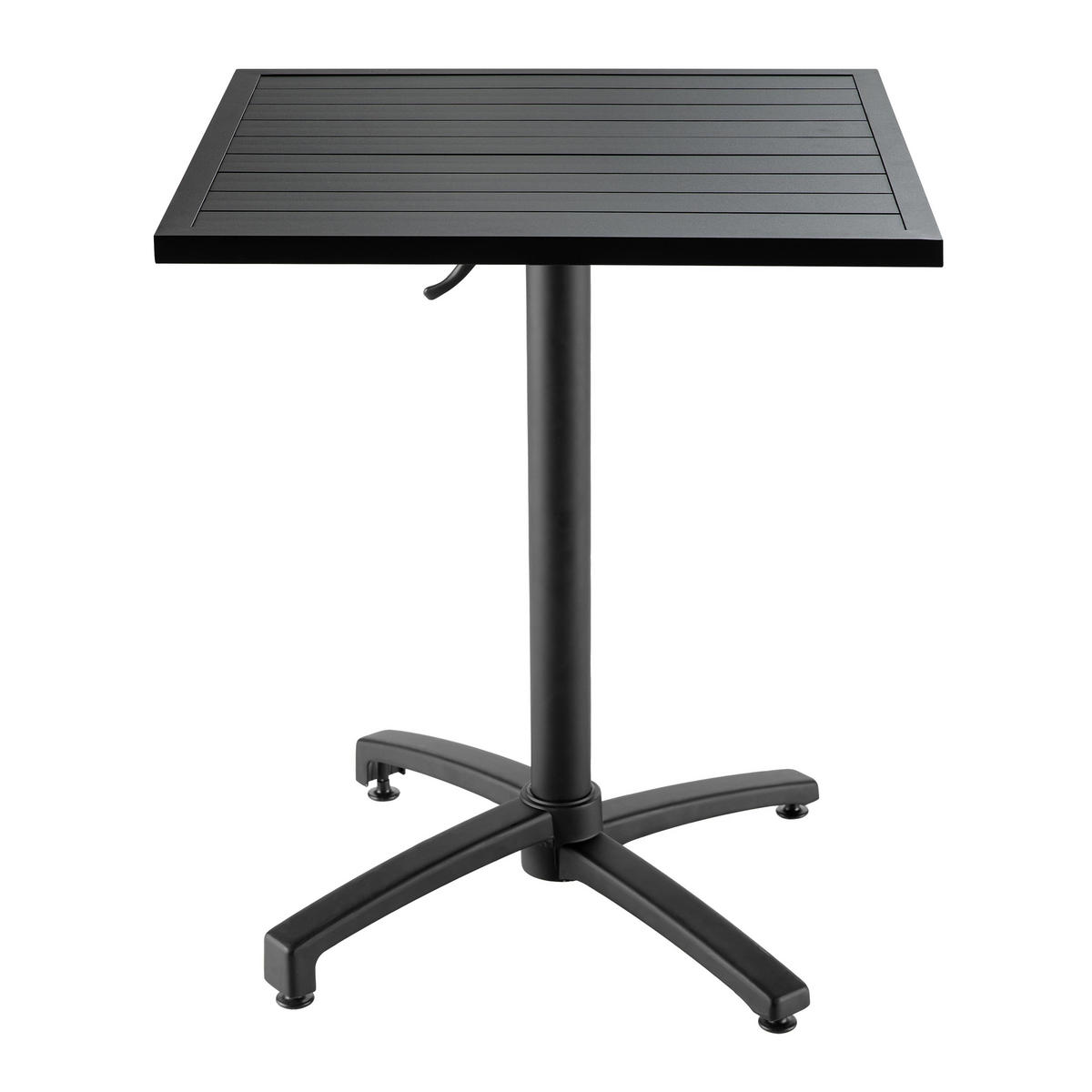 GARTENTISCH klappbar, Grau - Grau, Metall (70/70/113cm) - Oviala