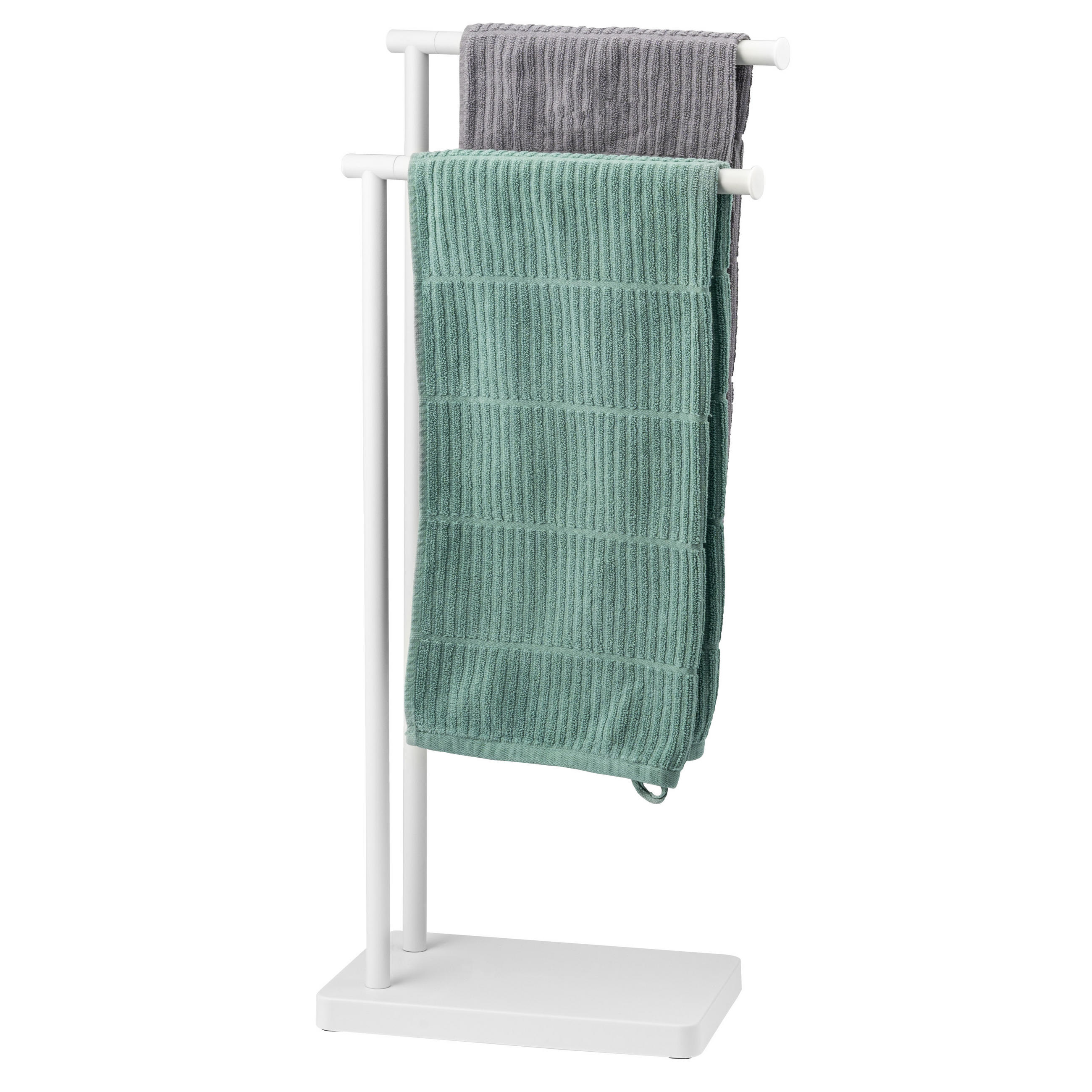 STAND-HANDTUCHHALTER, weiß - Weiß, Metall (35/78/20cm) - bremermann