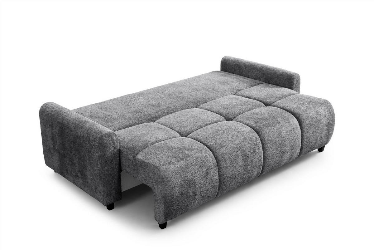 SCHLAFSOFA Giana - Grau, Holzwerkstoff/Textil (230/100/100cm) - Fun Möbel