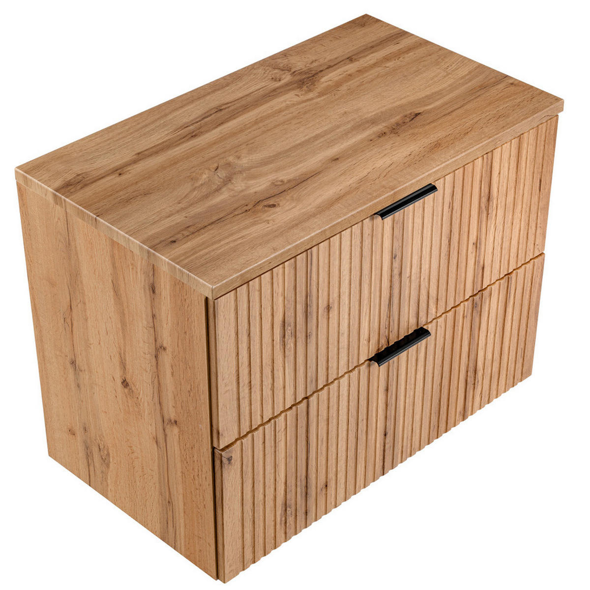 BADMÖBEL-SET 2-TLG. Adelaide-56 - Braun, Holzwerkstoff (81/200/47cm) - Lomado