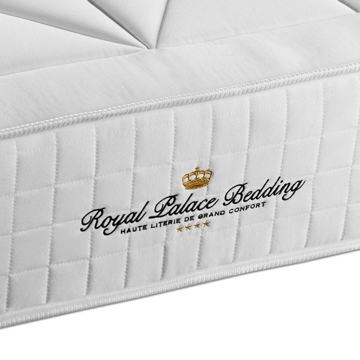 MATRATZE Windsor Taschenfederkern und Memory-Schaum 130 x 190 cm h1 - Weiß, Textil (130/190cm) - ROYAL PALACE BEDDING