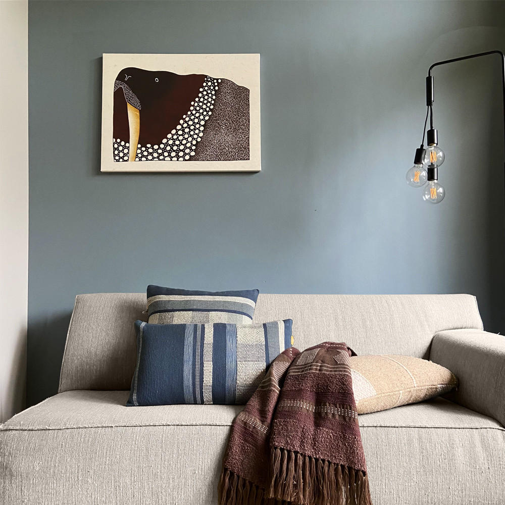 DECKE Crafty Kastanienbraun - Braun, Textil (125/150cm) - Malagoon