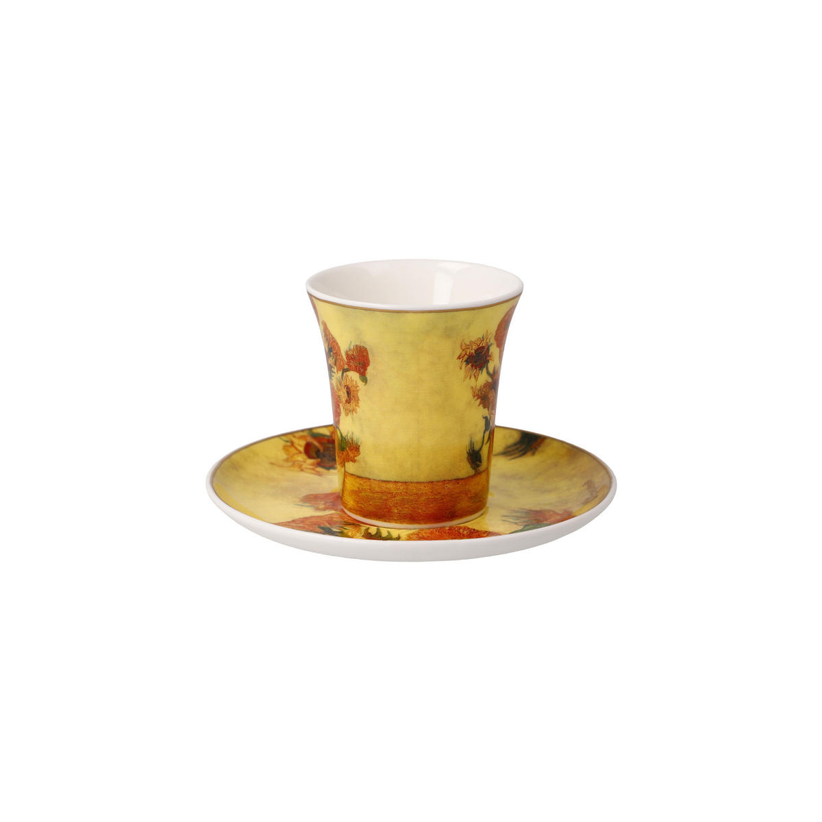 ESPRESSOTASSE Vincent van Gogh Sonnenblumen, Fine Bone China, Bunt, 100 ml - Multicolor, Keramik (0.1L) - Goebel