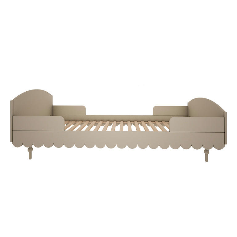 POSTEL 90/200 Babushka Olive - zelená barva, kompozitní dřevo (90/200cm) - Petits-meubles