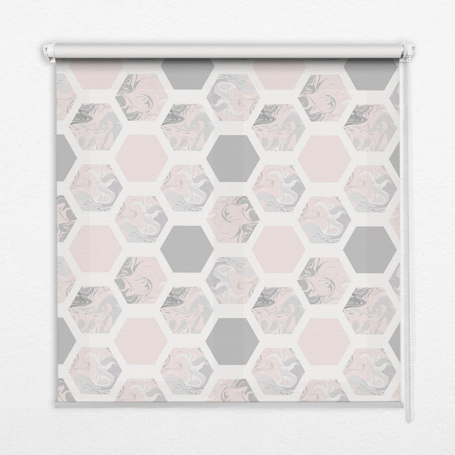 TULUP VNITŘNÍ roleta - okenní roleta - roleta - 80x180 cm - Šestiúhelníky