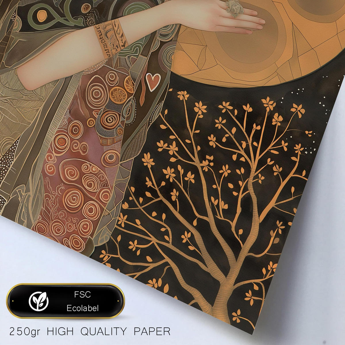 POSTER Set Mit 6 Tarotkarten Kartomantie Arcana A3 & A4 Rahmenlos - Klar, Papier (29/3cm) - Nacnic