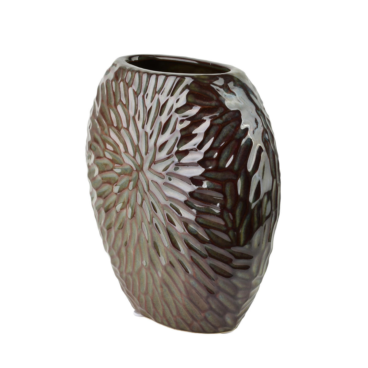 VASE Lettu lila 20/10/20 cm Keramik - Lila, Keramik (20cm) - Mondex