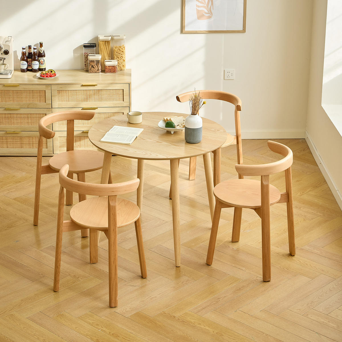 STUHL 2er-Set Holz Braun - Braun, Holz (51/75/49cm) - Nordlys