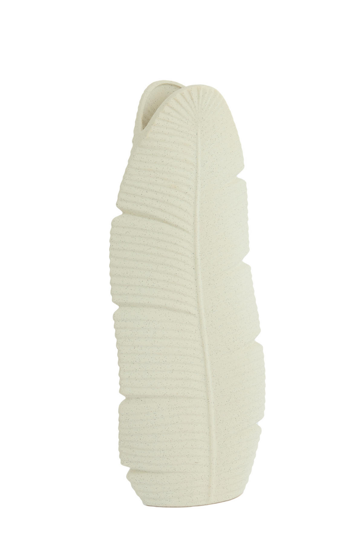 VASE Lou Weiß Ø19/46,5 cm - Weiß, Keramik (46.5cm) - Light & Living