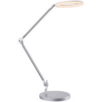 LED TISCHLEUCHTE ACE Silber satiniert - Silberfarben, Metall (8.4/8.4/80cm) - Globo Lighting