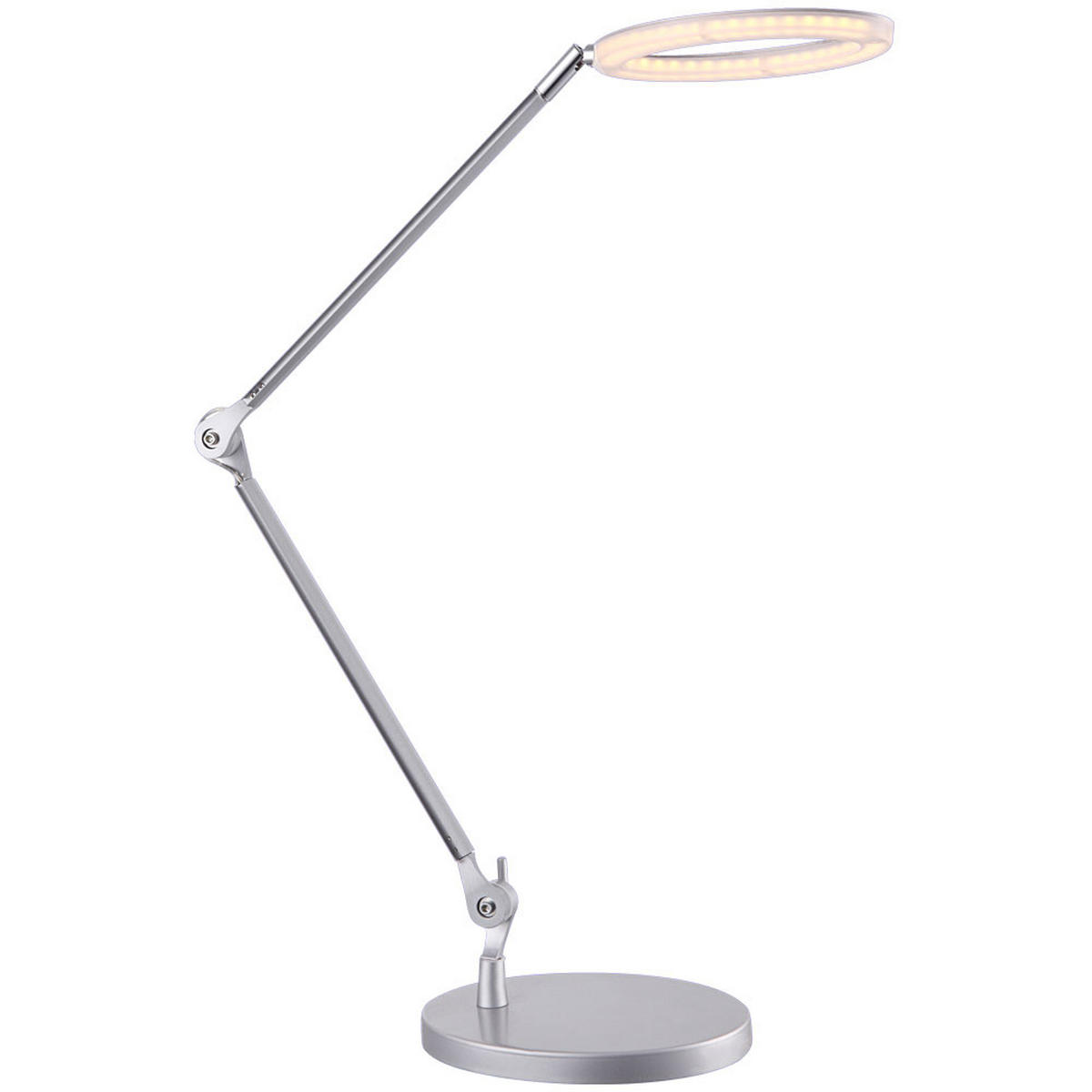 LED TISCHLEUCHTE ACE Silber satiniert - Silberfarben, Metall (8.4/8.4/80cm) - Globo Lighting