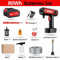 ELEKTRO-HOCHDRUCKREINIGER 500 W tragbare,Stil A, für Terrassen, Gärten, Autos - Schwarz, Kunststoff (36.5/22.5cm) - Coonoor