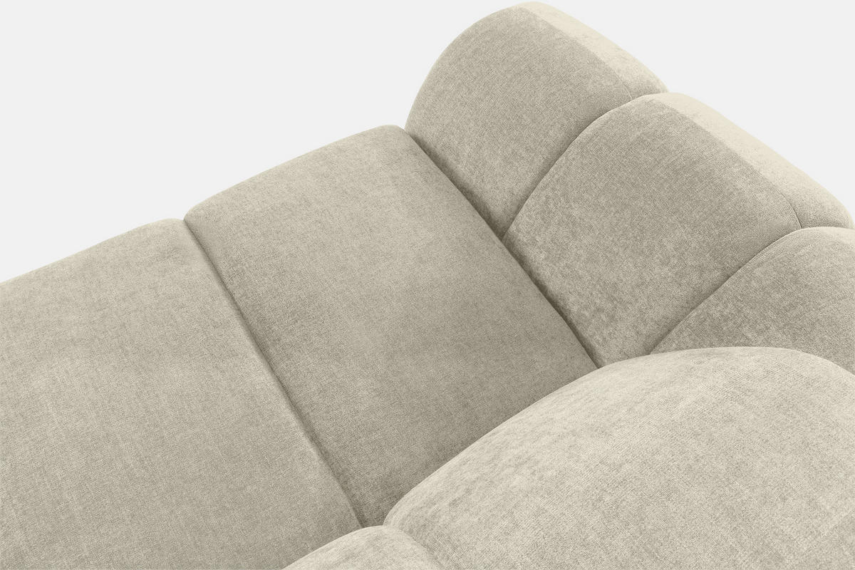 2-SITZER SOFA FLAVA, Ecru - Ecru, Holz/Holzwerkstoff (200/76/100cm) - KONSIMO®