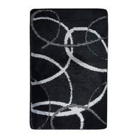 BADEMATTE 80/150cm SCHWARZ - Schwarz, Textil (80/150cm) - ROLFNERS