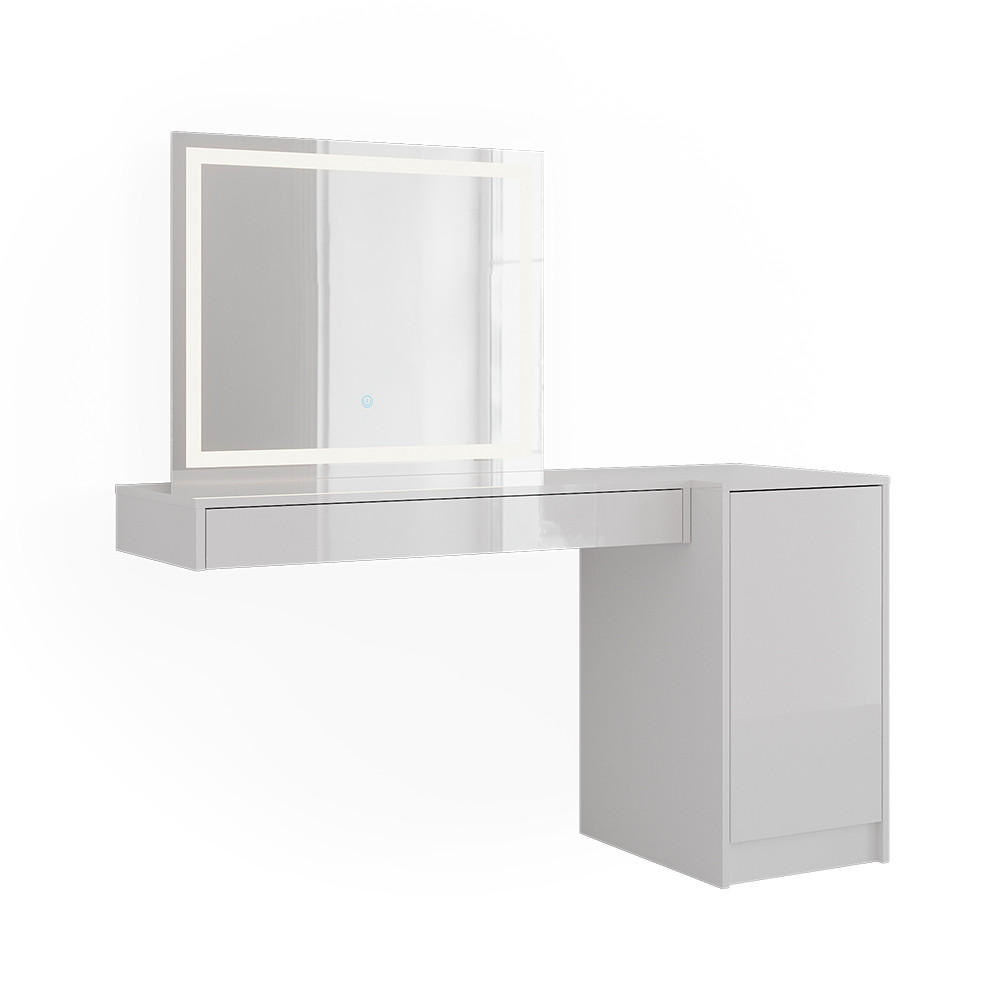 TOALETNÍ STOLEK Sherry Bílá - bílá, kompozitní dřevo (100/12/40.1cm) - Vicco