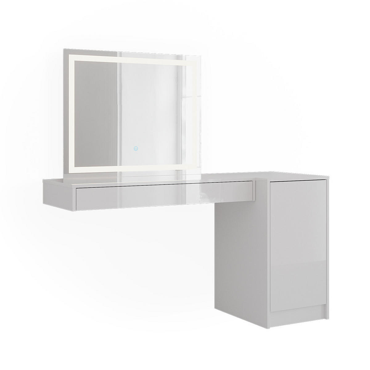 TOALETNÍ STOLEK Sherry Bílá - bílá, kompozitní dřevo (100/12/40.1cm) - Vicco