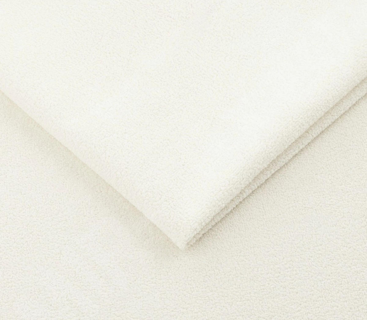 WOHNLANDSCHAFT Gianluca - Creme, Holzwerkstoff/Textil (205/90/345cm) - Fun Möbel