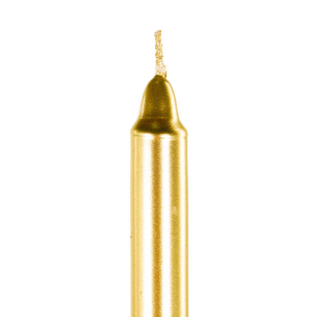 TISCHKERZEN Metall aus Paraffin 1,2/1,2/10 cm - Goldfarben, Paraffin (1.2/10/1.2cm) - Home Styling Collection