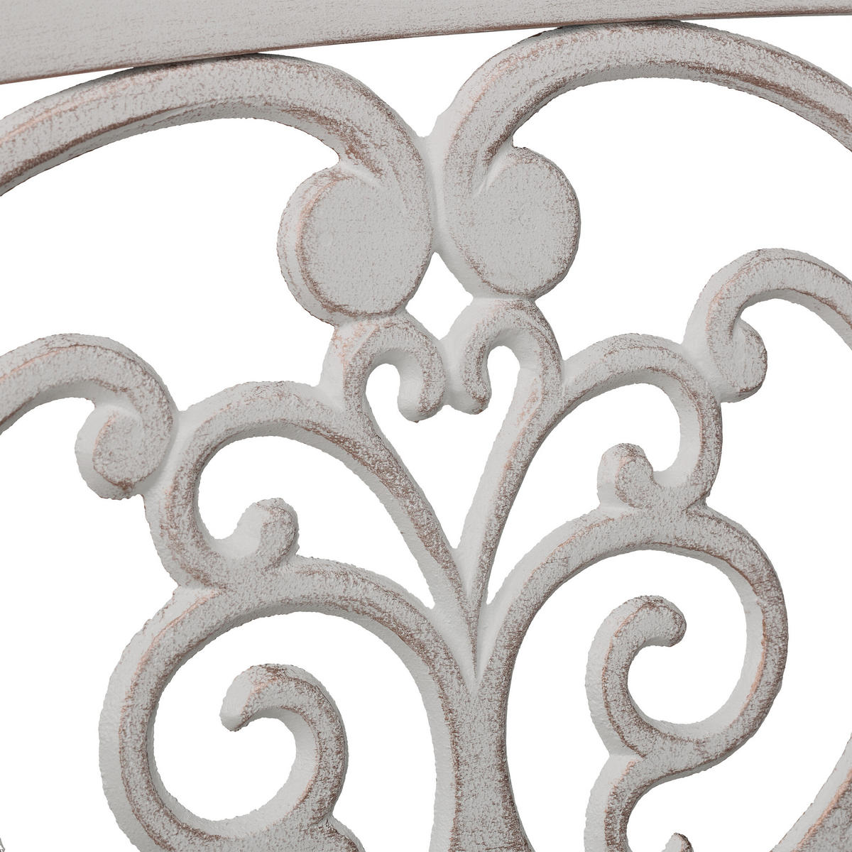 HÄNGEBANK - Weiß, Metall (133/190/55cm) - Relaxdays