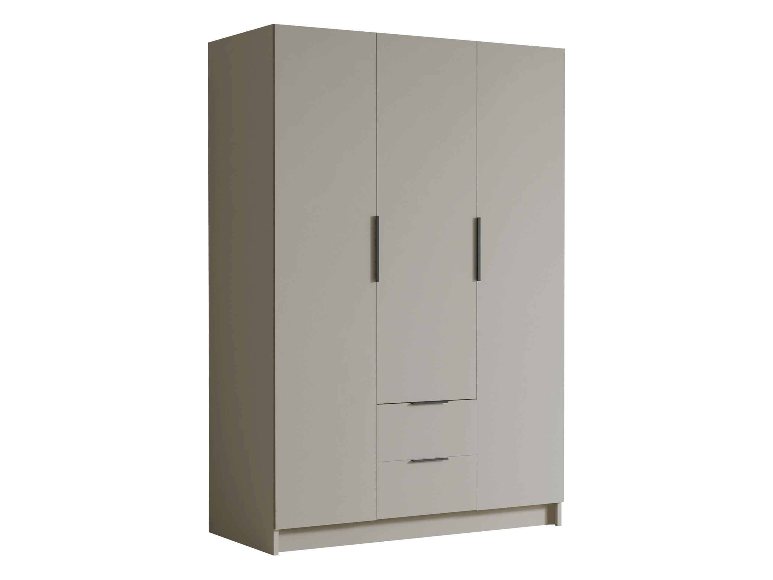 MIRJAN24 KLEIDERSCHRANK Kaschmir, Schwarz 150cm × 60cm × 216cm