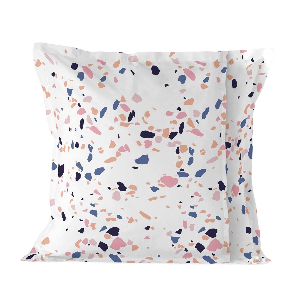 KISSENBEZUG terrazzo 80x80 cm mehrfarbig - Multicolor, Textil (80/80cm) - Happy Friday