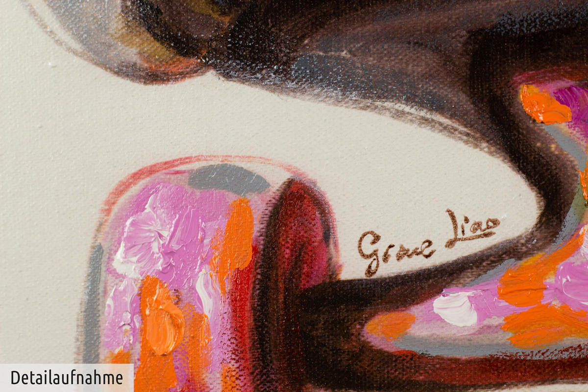 ACRYLBILD HANDGEMALT 60/60 cm - Multicolor, Holz/Textil (60/60cm) - KUNSTLOFT